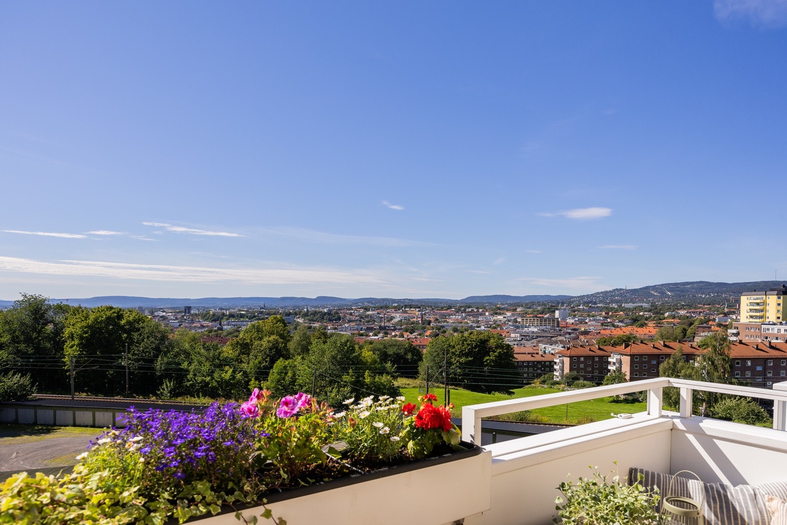 Fantastisk 3-roms toppleilighet med panoramautsikt - Keyserløkkas beste beliggenhet! Galleribilde