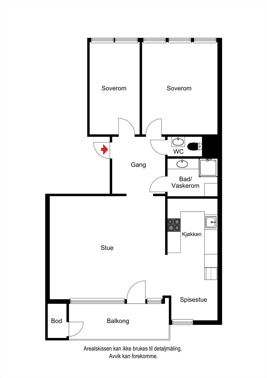 Plantegning. Galleribilde