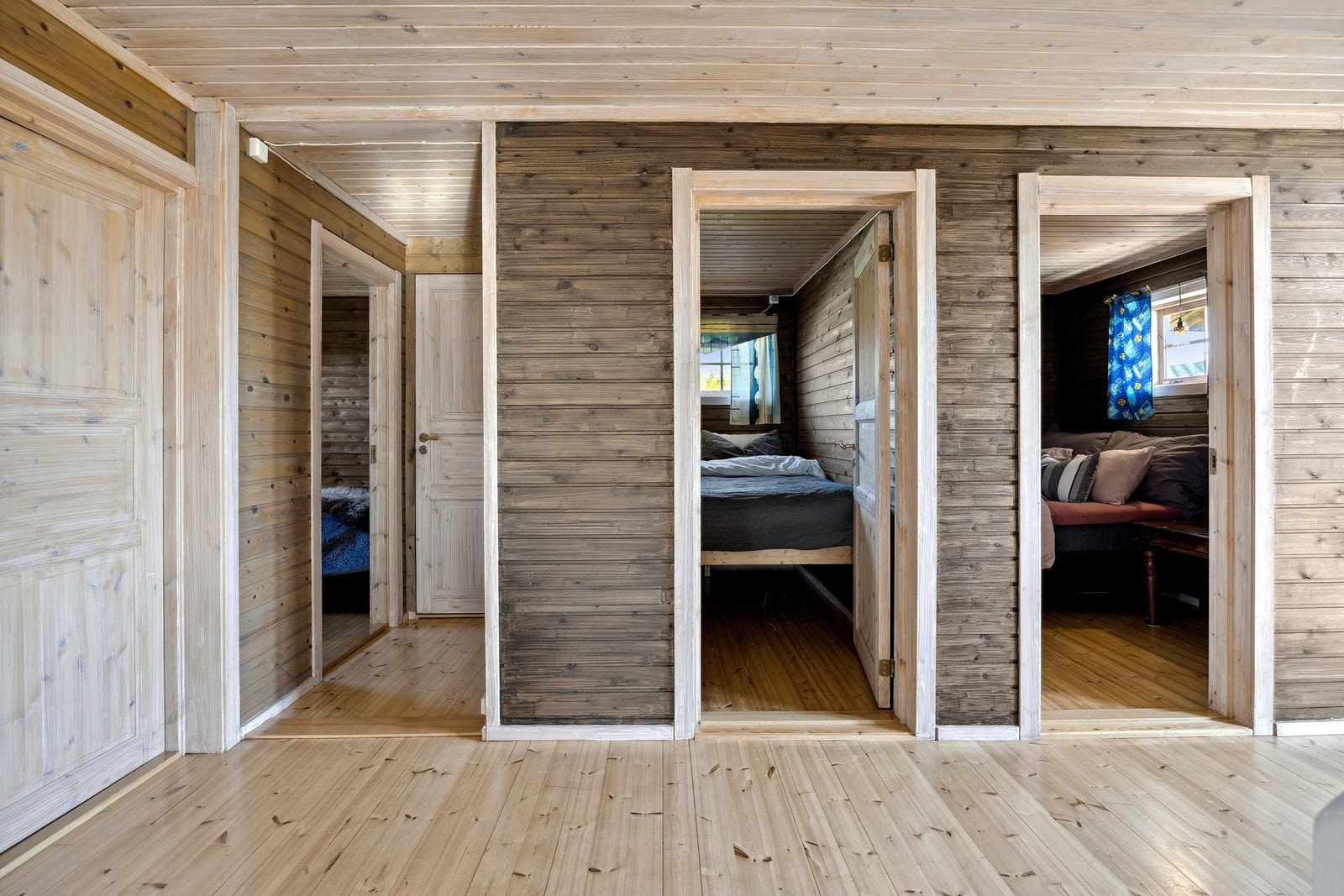 Fra yttergangen har du adkomst til fritidsboligens 3 soverom Galleribilde