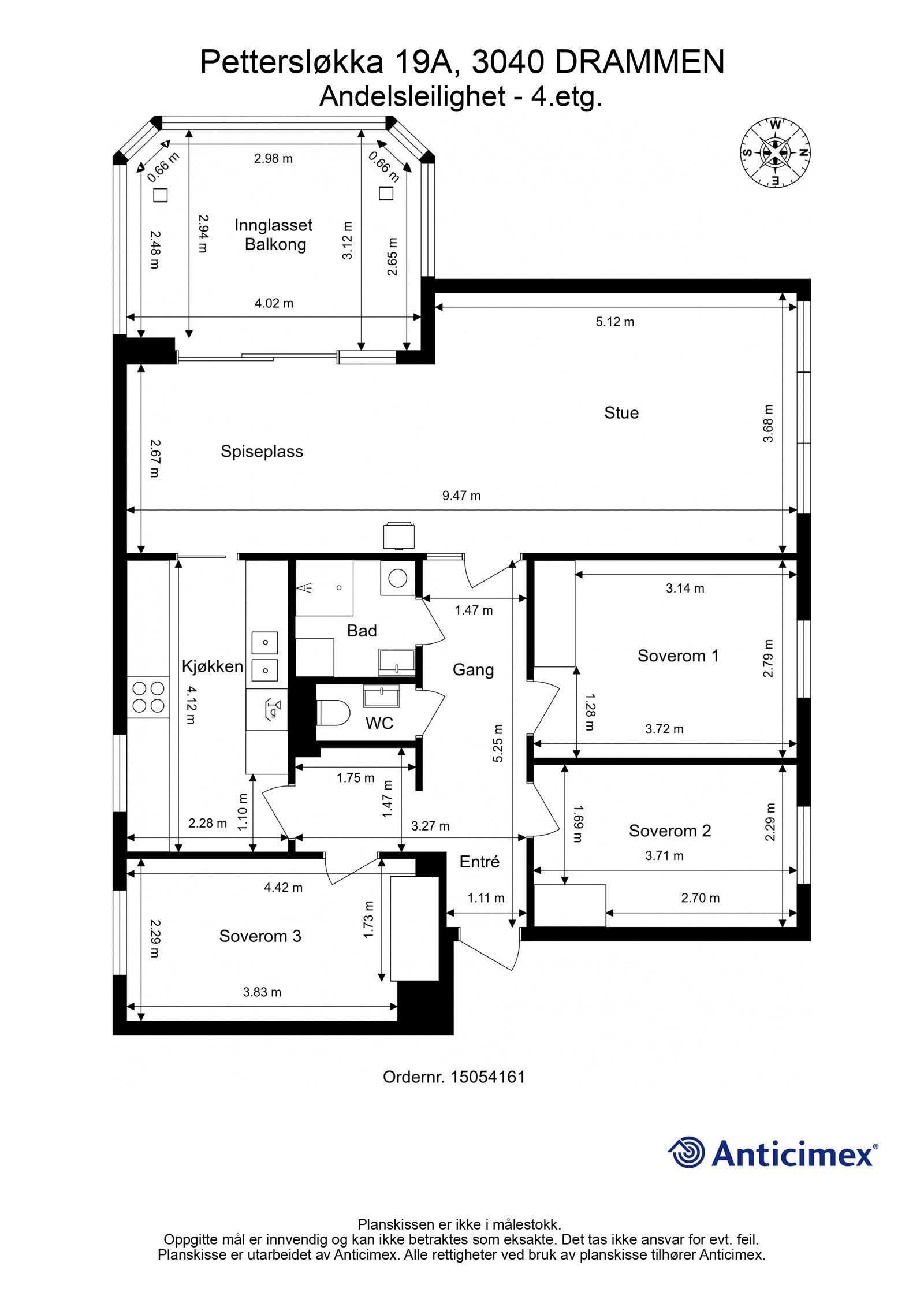 Plantegning Galleribilde