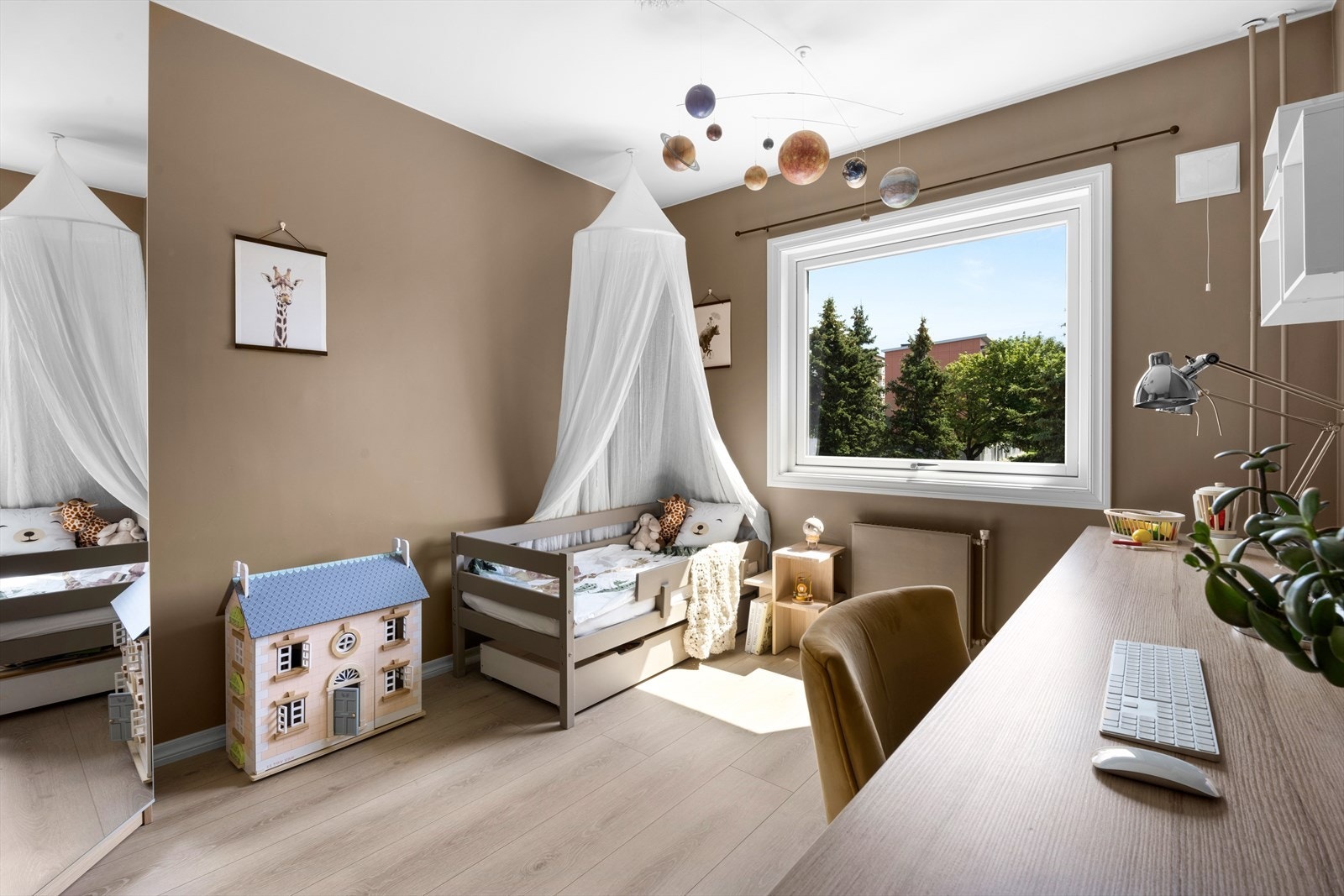 Soverom nr to passer perfekt som gjesterom, barnerom og/eller kontor. Galleribilde