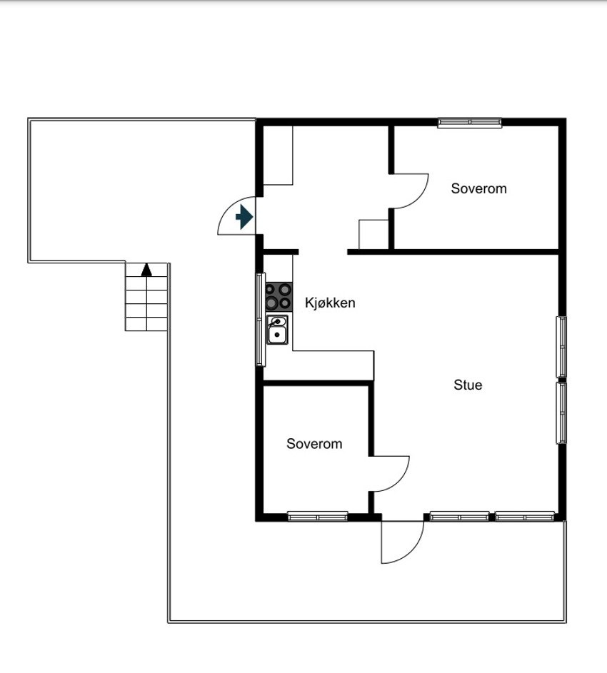 Plantegning Galleribilde