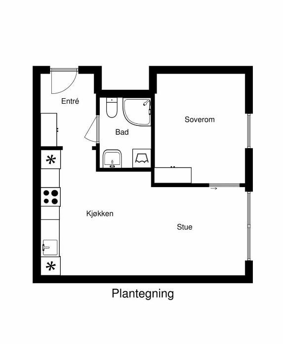 Plantegning Galleribilde