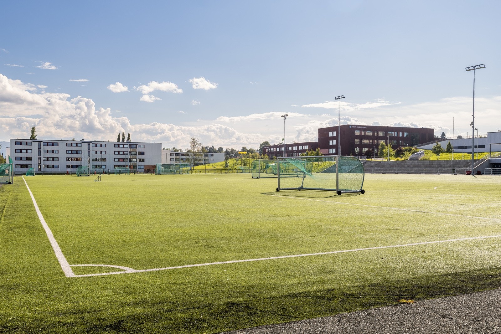 Fotballbane i nabolaget. Galleribilde