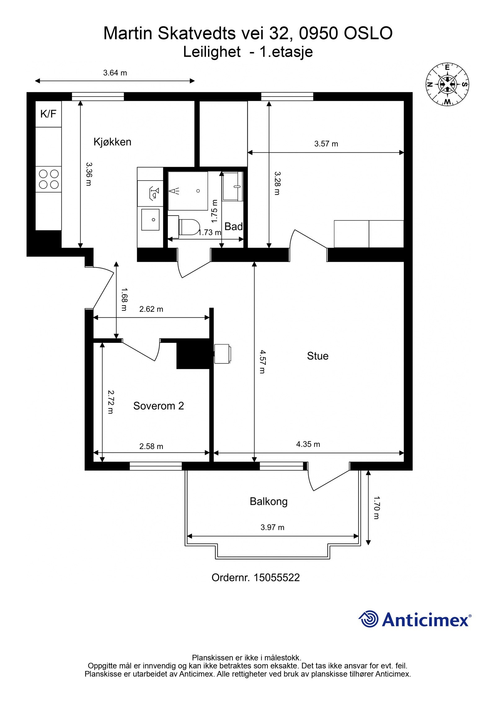 Plantegning Galleribilde