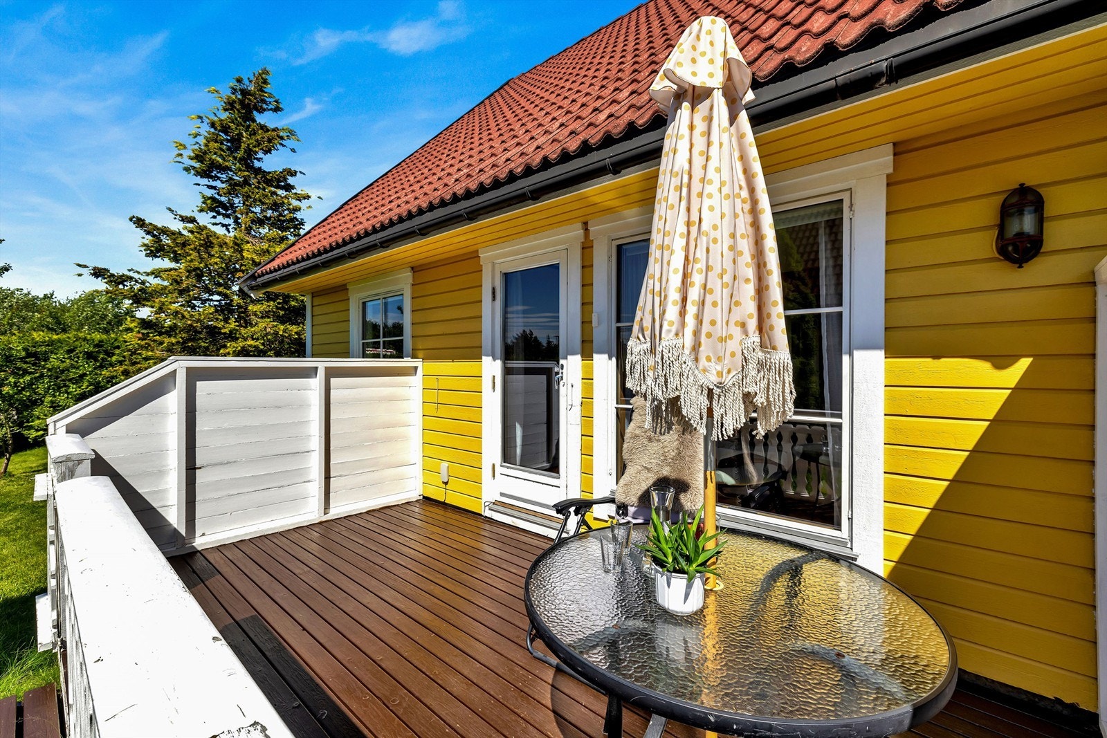 Gode solforhold fra ca. kl. 11-21 på sommerstid. Galleribilde