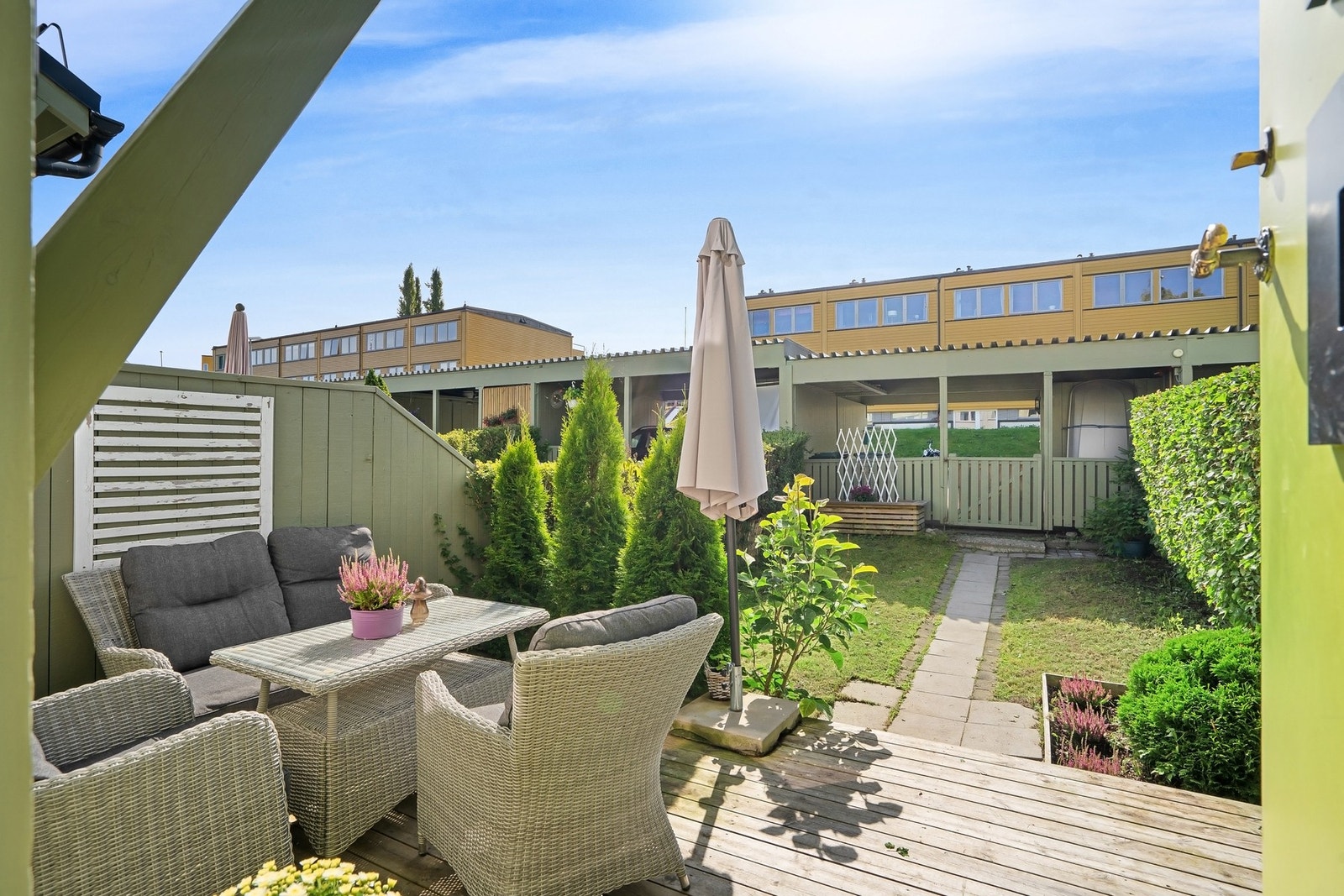 Lagringsplass i bod ved inngangspartiet. Galleribilde