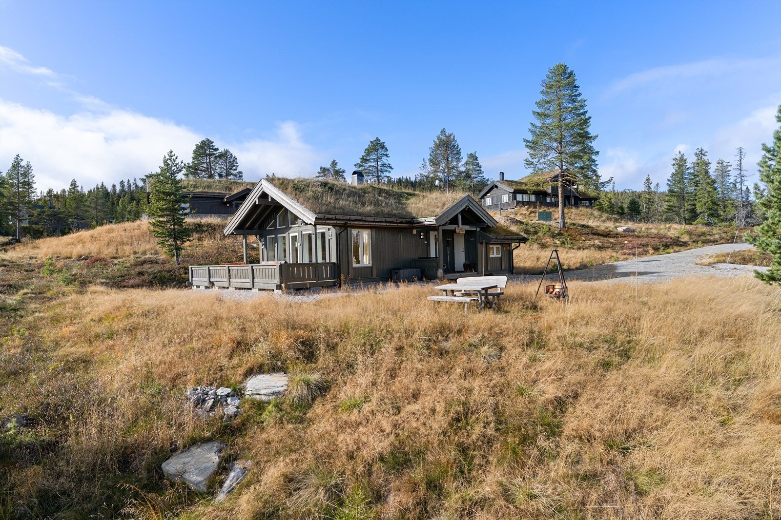 Småroi Panorama. Hytte er ikke bygget ennå. Galleribilde