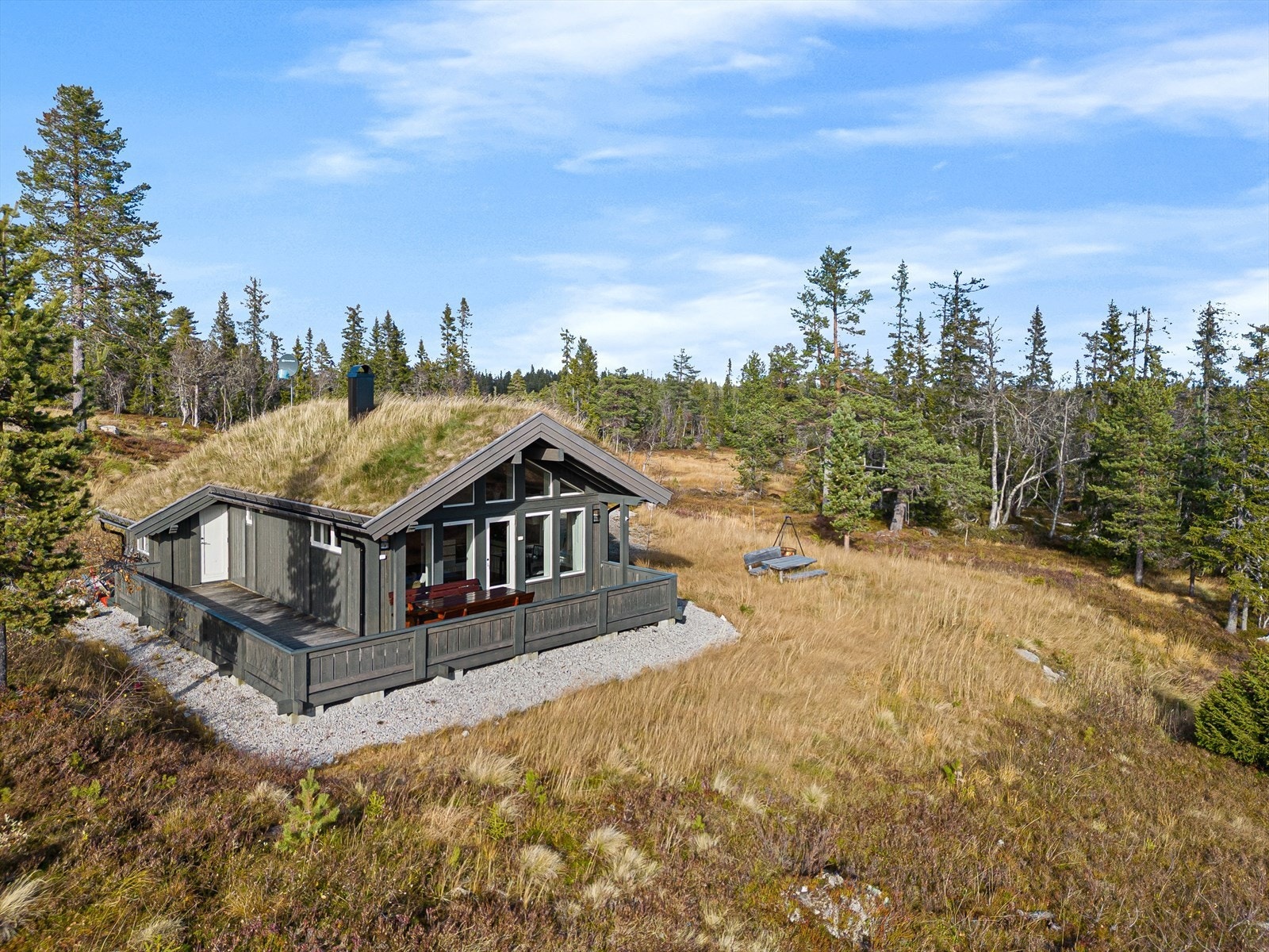 Småroi Panorama. Hytte er ikke bygget ennå. Galleribilde