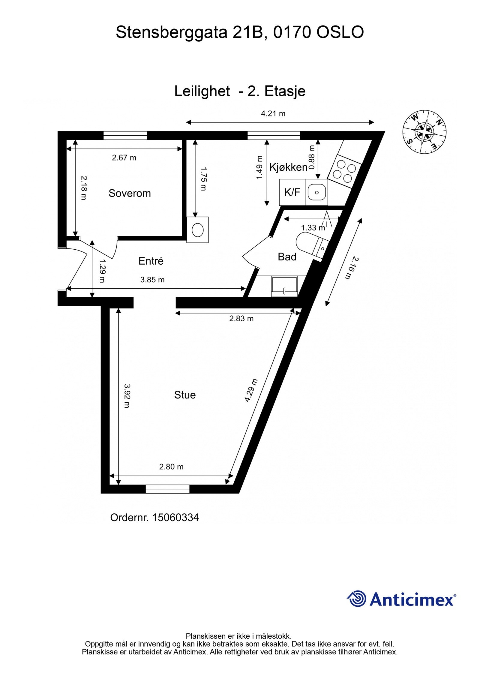 plantegning Galleribilde