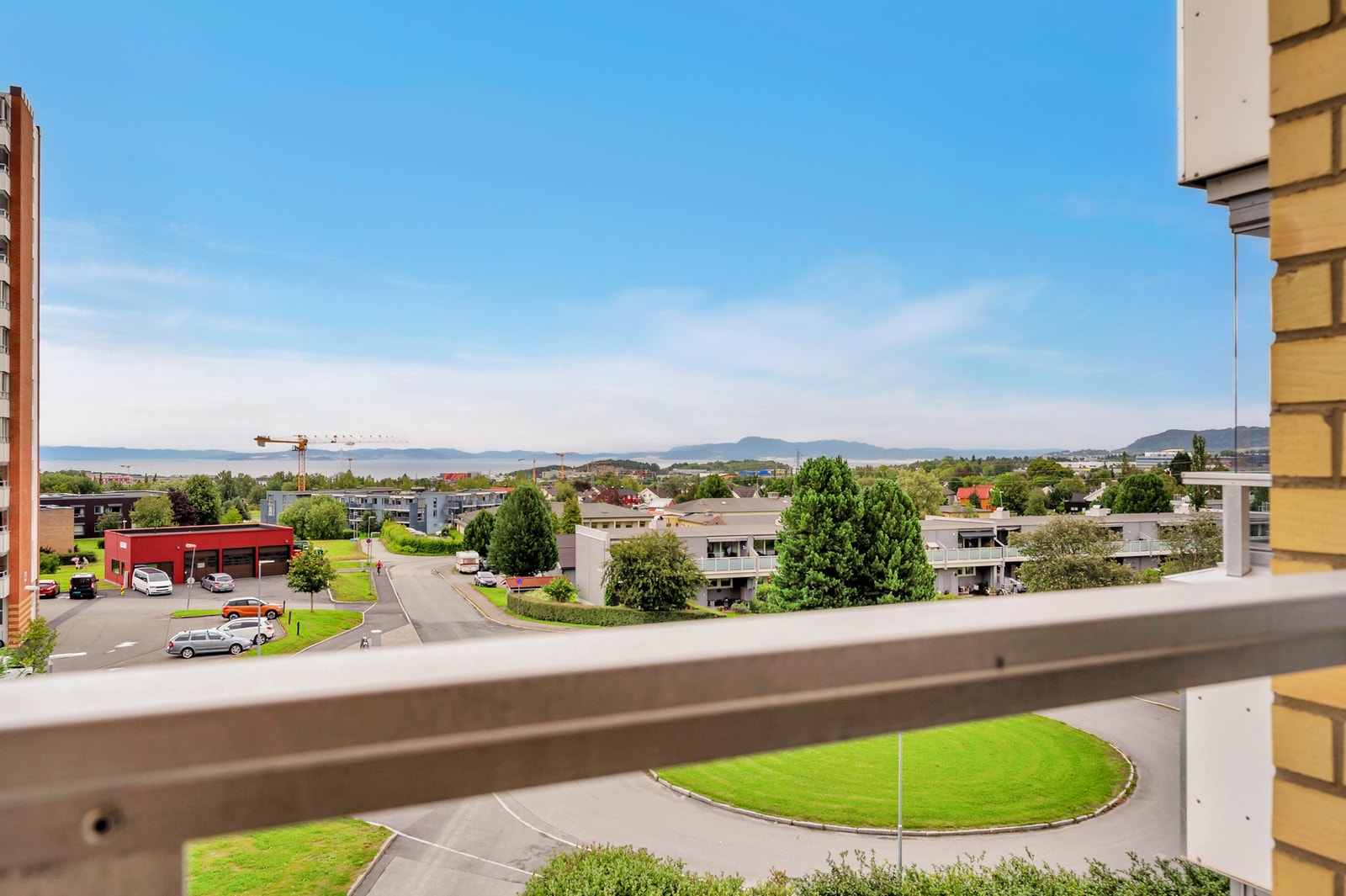 Flott utsikt fra balkongen. Galleribilde