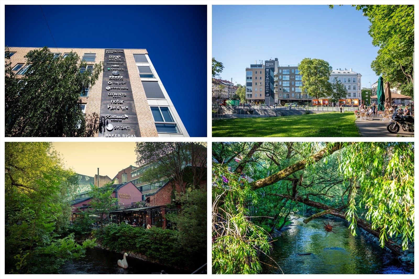 Her har du alt du skulle trenge til det daglige og litt mer - Alexander Kiellands plass bugner med kafeer, servicetilbud og mye mer - Det er heller ikke langt til vakre Akerselva med nydelige tur og treningsmuligheter, uteliv og spisesteder Galleribilde