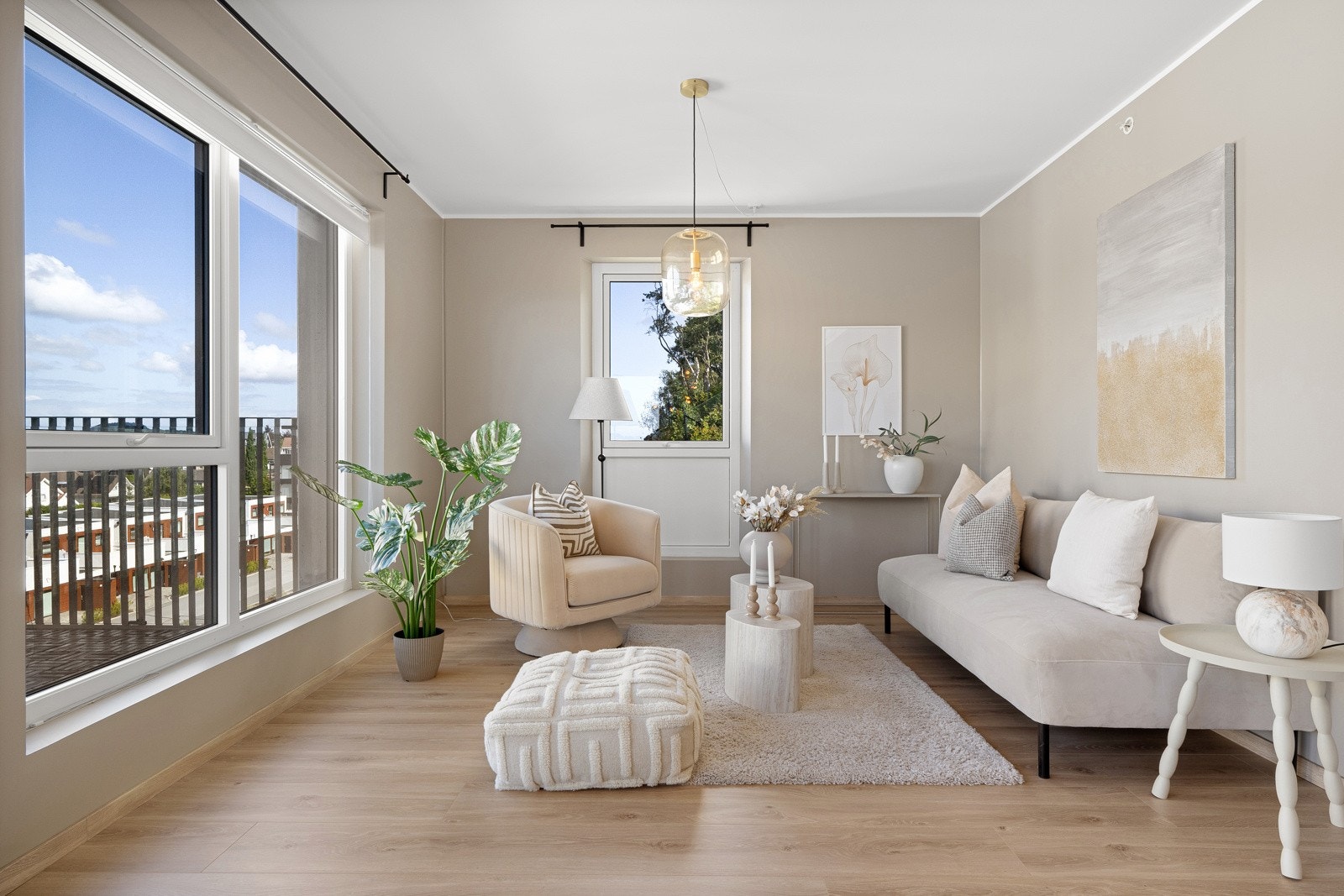 God plass til en fin sittegruppe Galleribilde