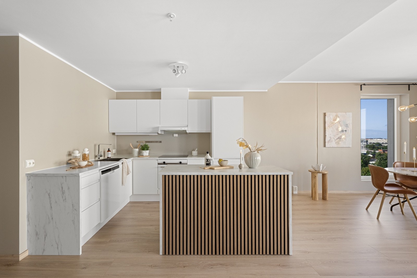 Moderene kjøkkeninnredning fra 2022, levert av Sigdal Galleribilde