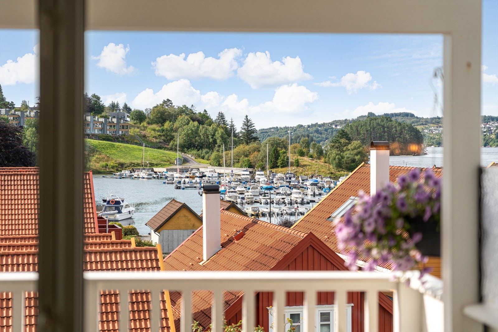 Utsikt fra terrasse Galleribilde
