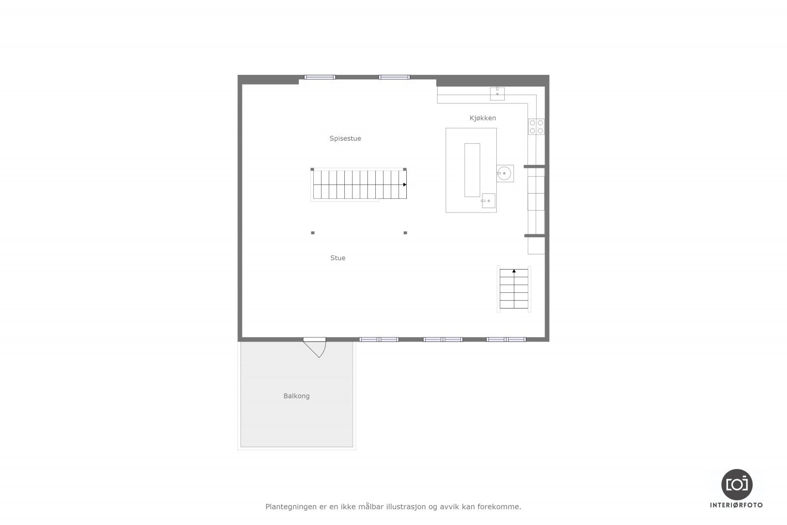 Plantegning Galleribilde