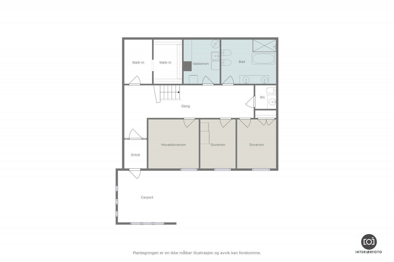 Plantegning Galleribilde