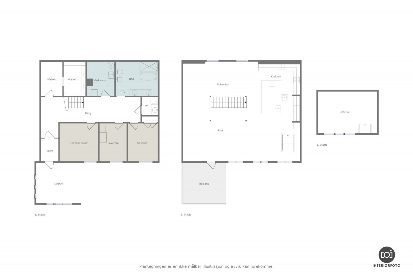 Plantegning Galleribilde