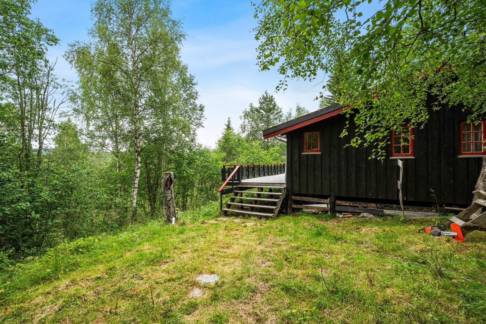 Uteområdet. Galleribilde