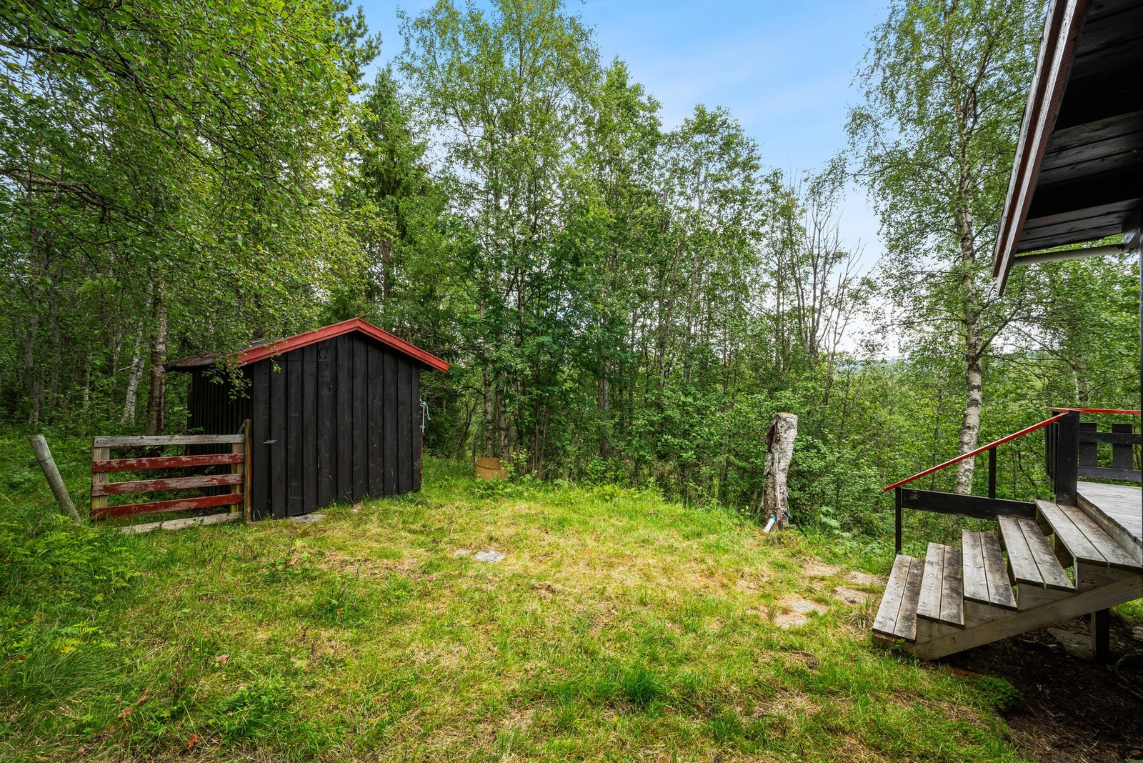 Utvendig bod. Galleribilde