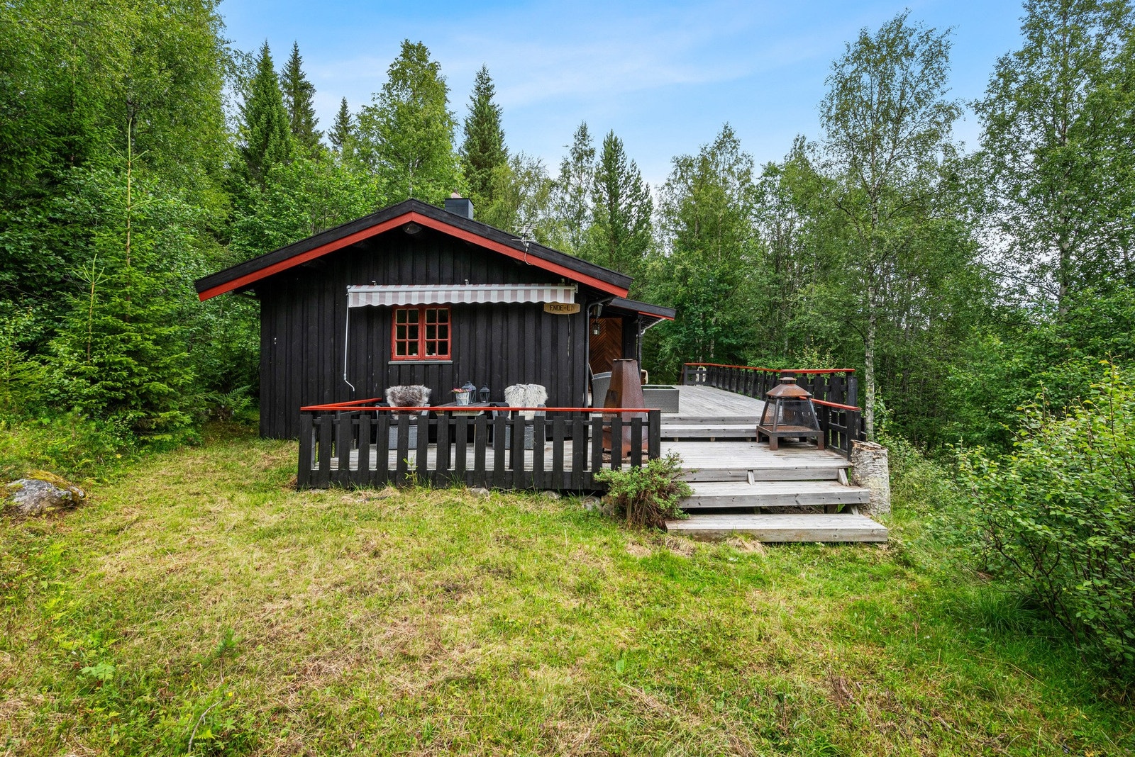 Hytten ligger ved Buvasslia på Rennebu. Galleribilde