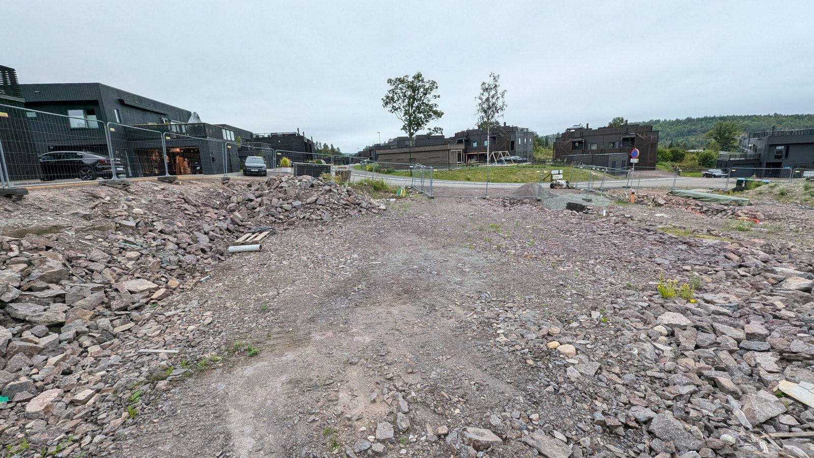 Bilde fra selve tomten Galleribilde