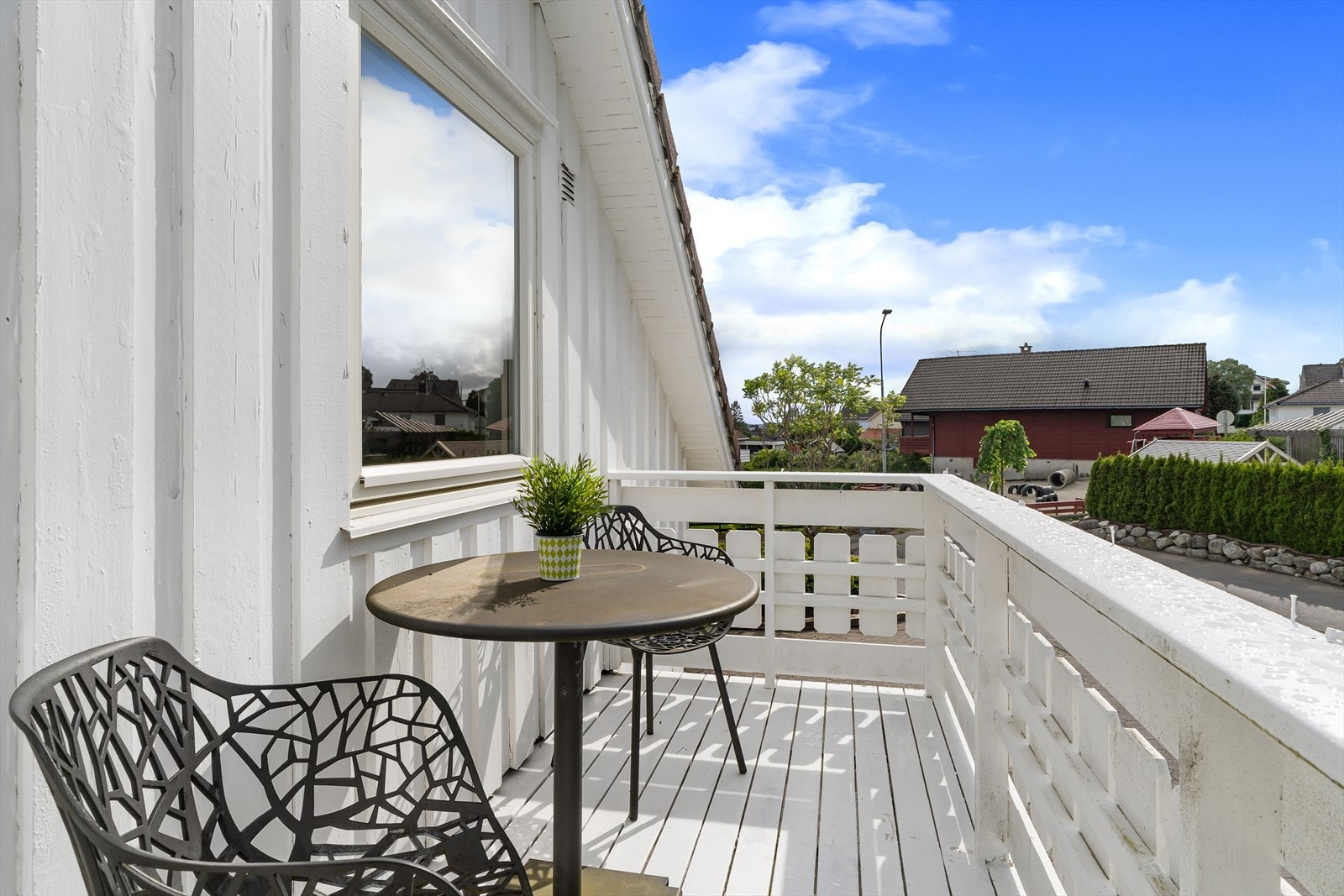 Balkong med flott utsikt. Galleribilde