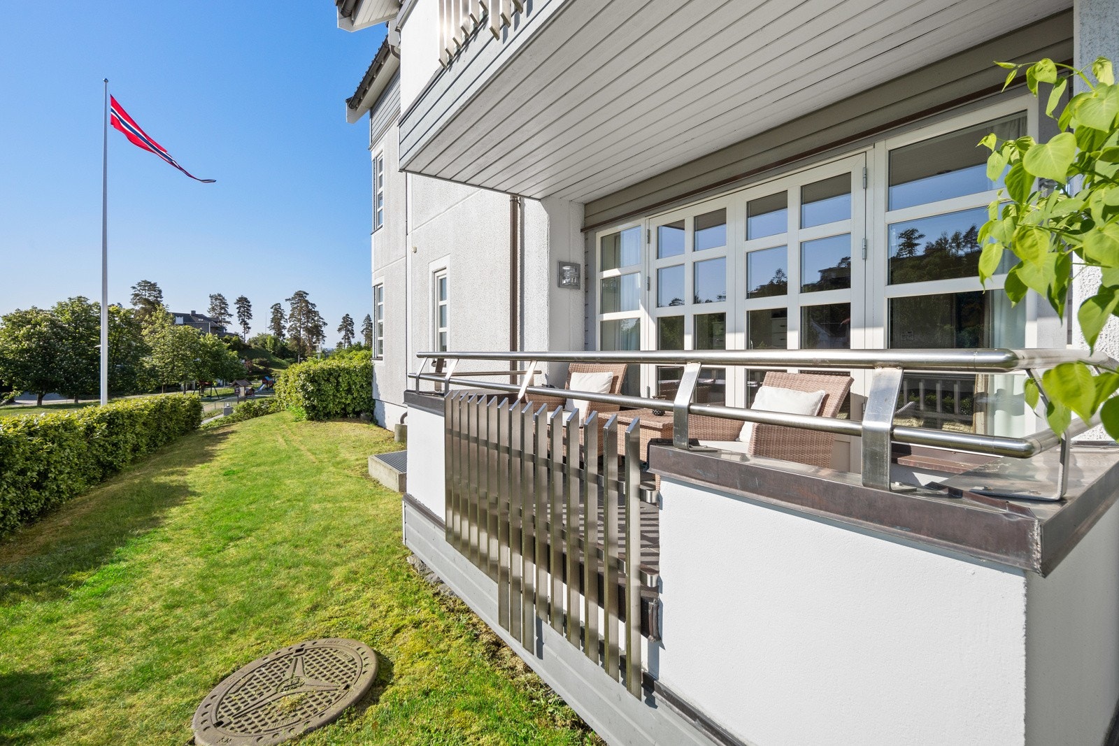 Balkong ut fra hovedsoverommet Galleribilde