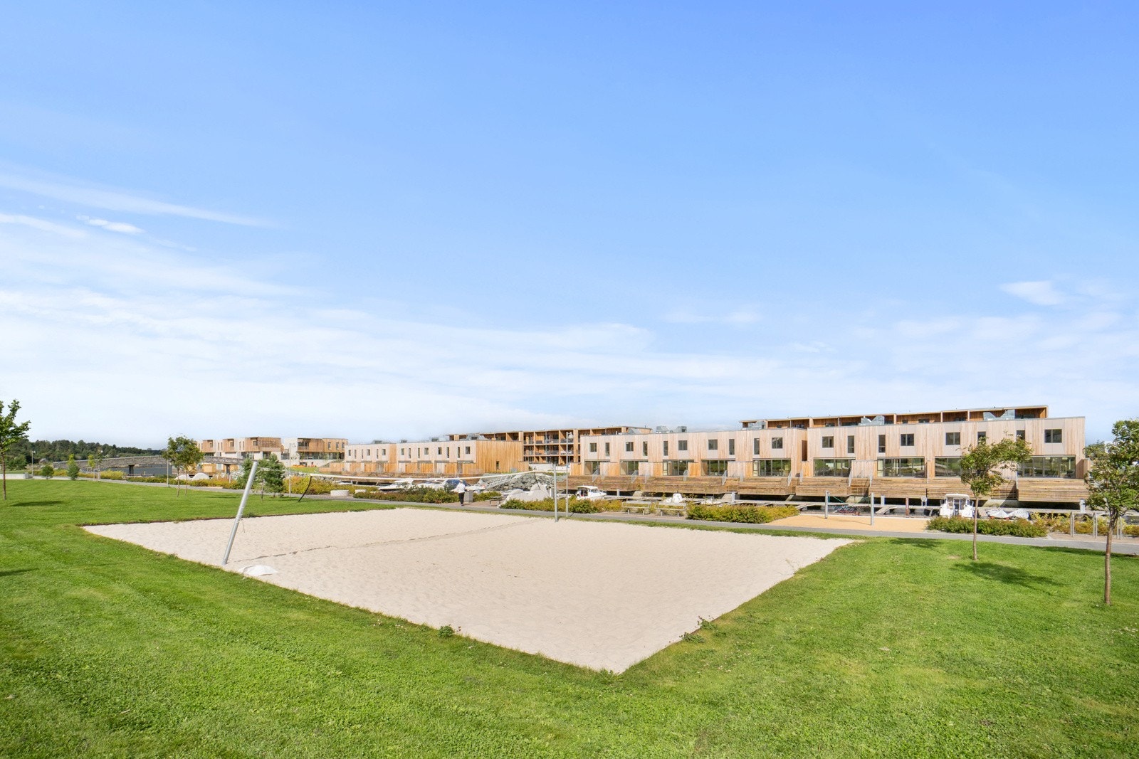 Sandvolleybane på Grilstad. Galleribilde