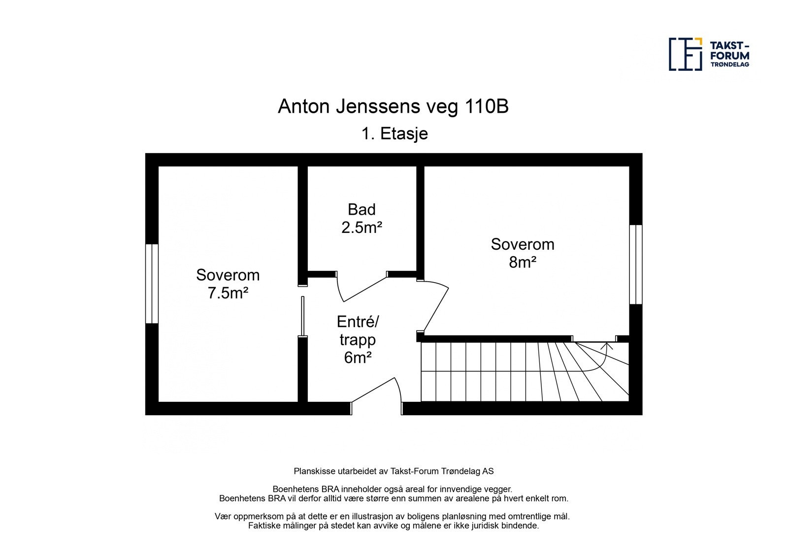 Planskisse første etasje. Galleribilde