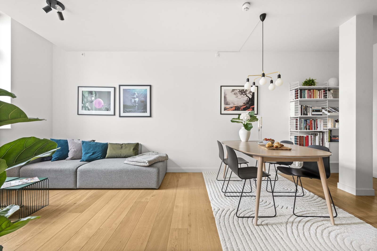 Strøken og romslig 2-roms fabrikkleilighet fra 2014. Galleribilde