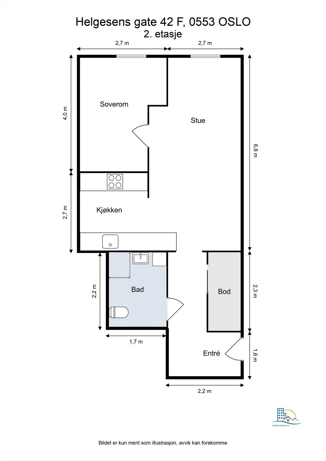 Plantegning Galleribilde