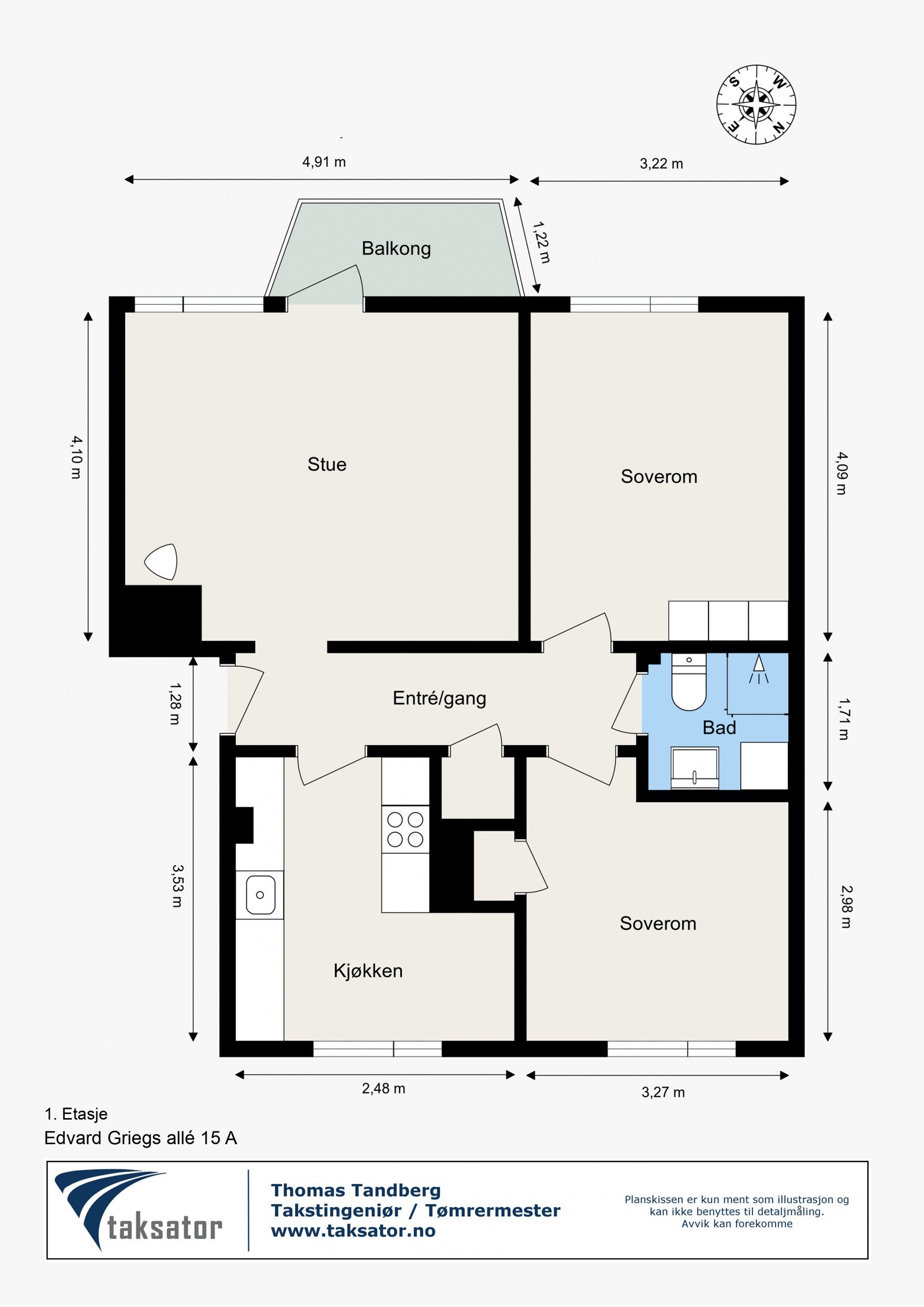 Plantegning Galleribilde