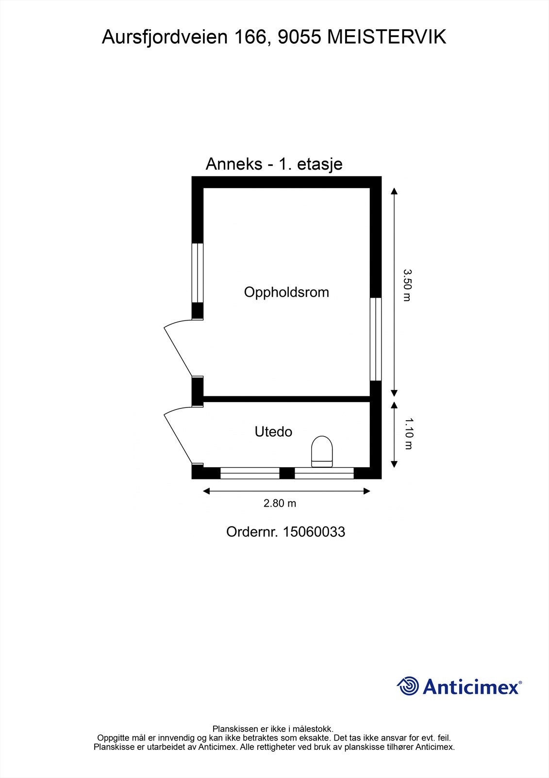 Plantegning anneks Galleribilde