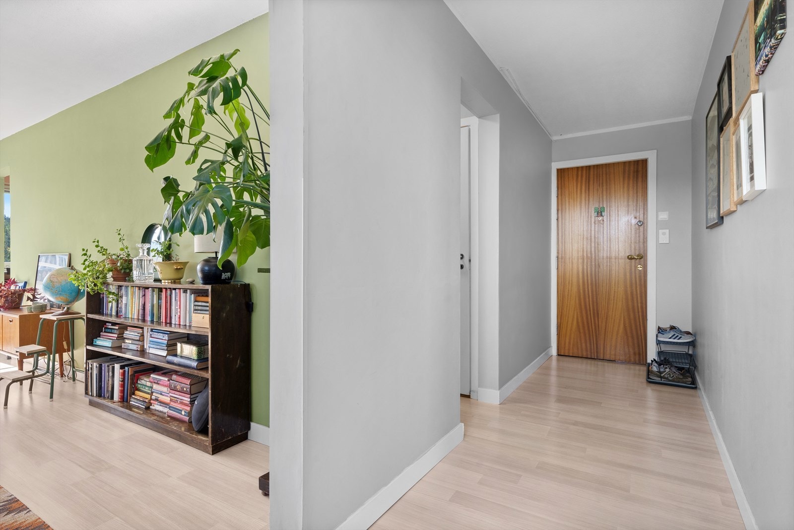 Entré - Herfra inn til bad, separat toalett og soverom. Galleribilde