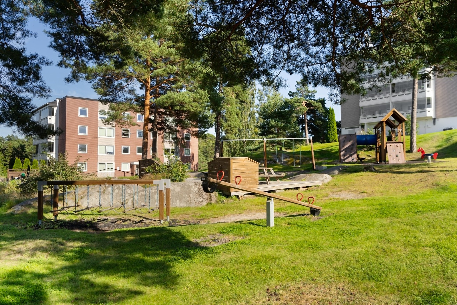 Borettslaget har fine fellesområder. Galleribilde