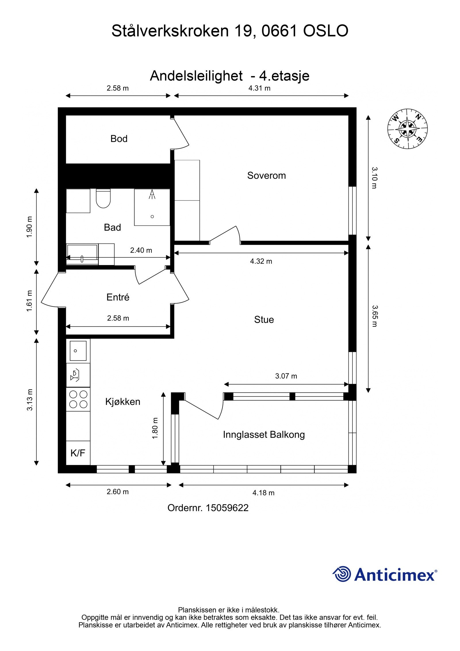 Plantegning Galleribilde