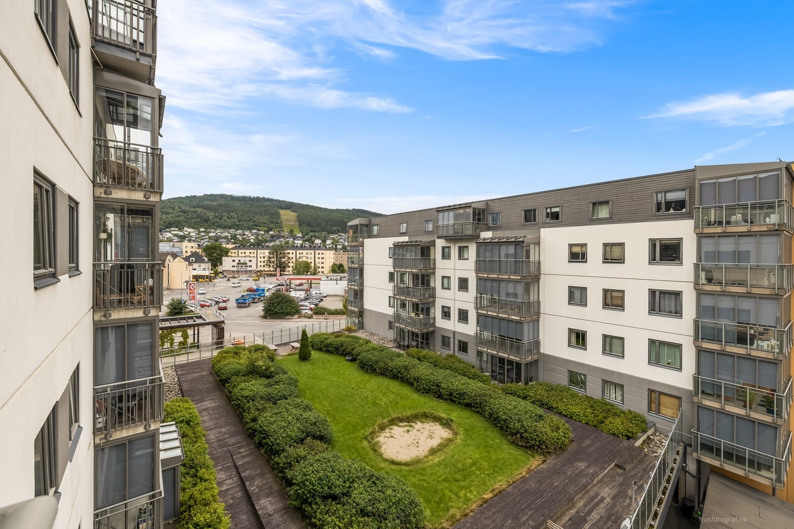Bilde fra bakgård/ fellesområdet Galleribilde