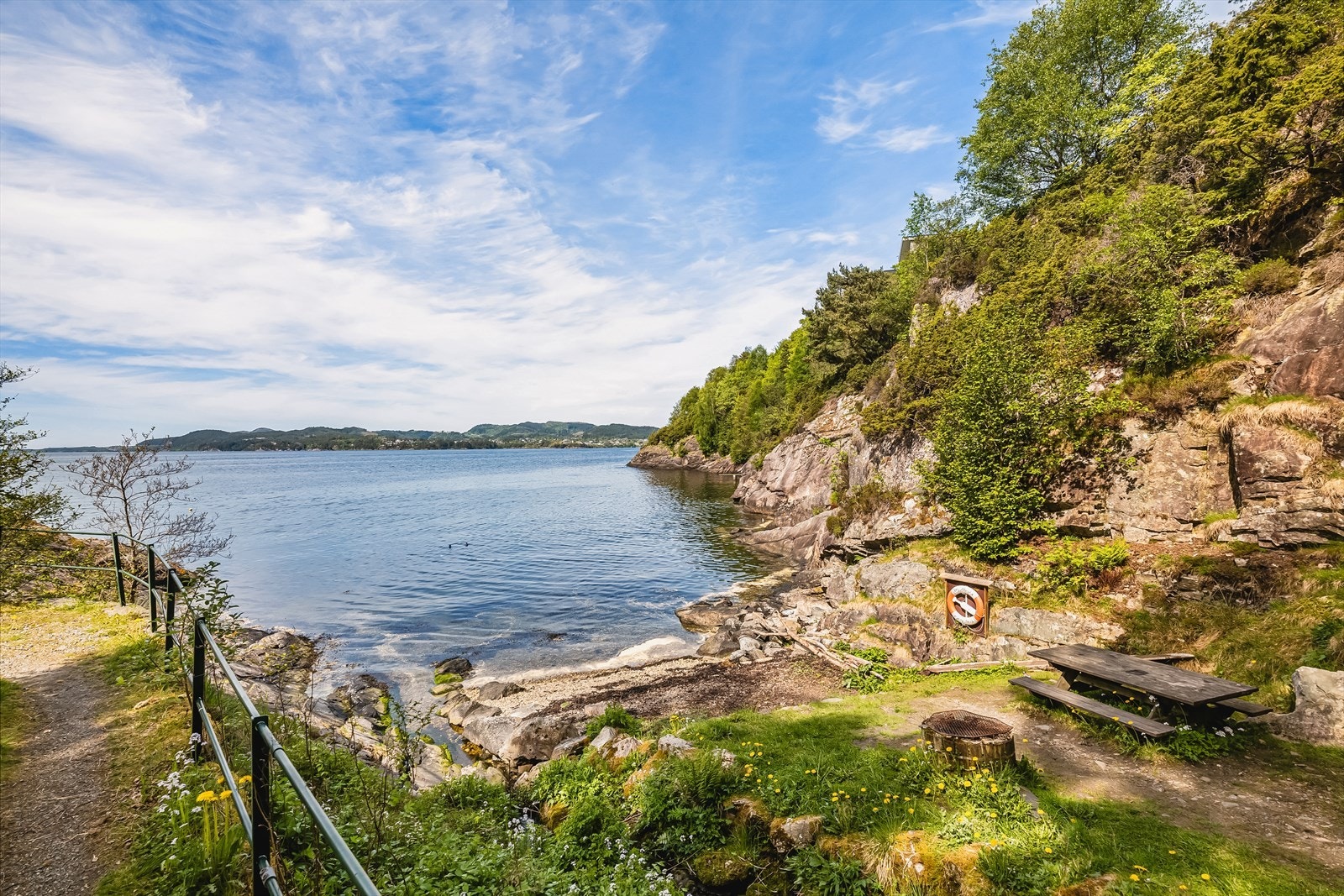 Toppesanden badeplass like ved - Velkommen til visning i flotte omgivelser! Galleribilde