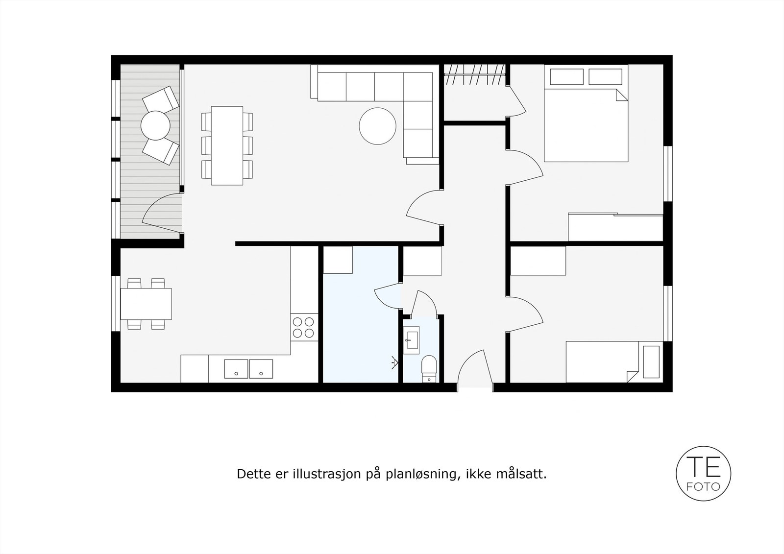 2D plantegning Galleribilde