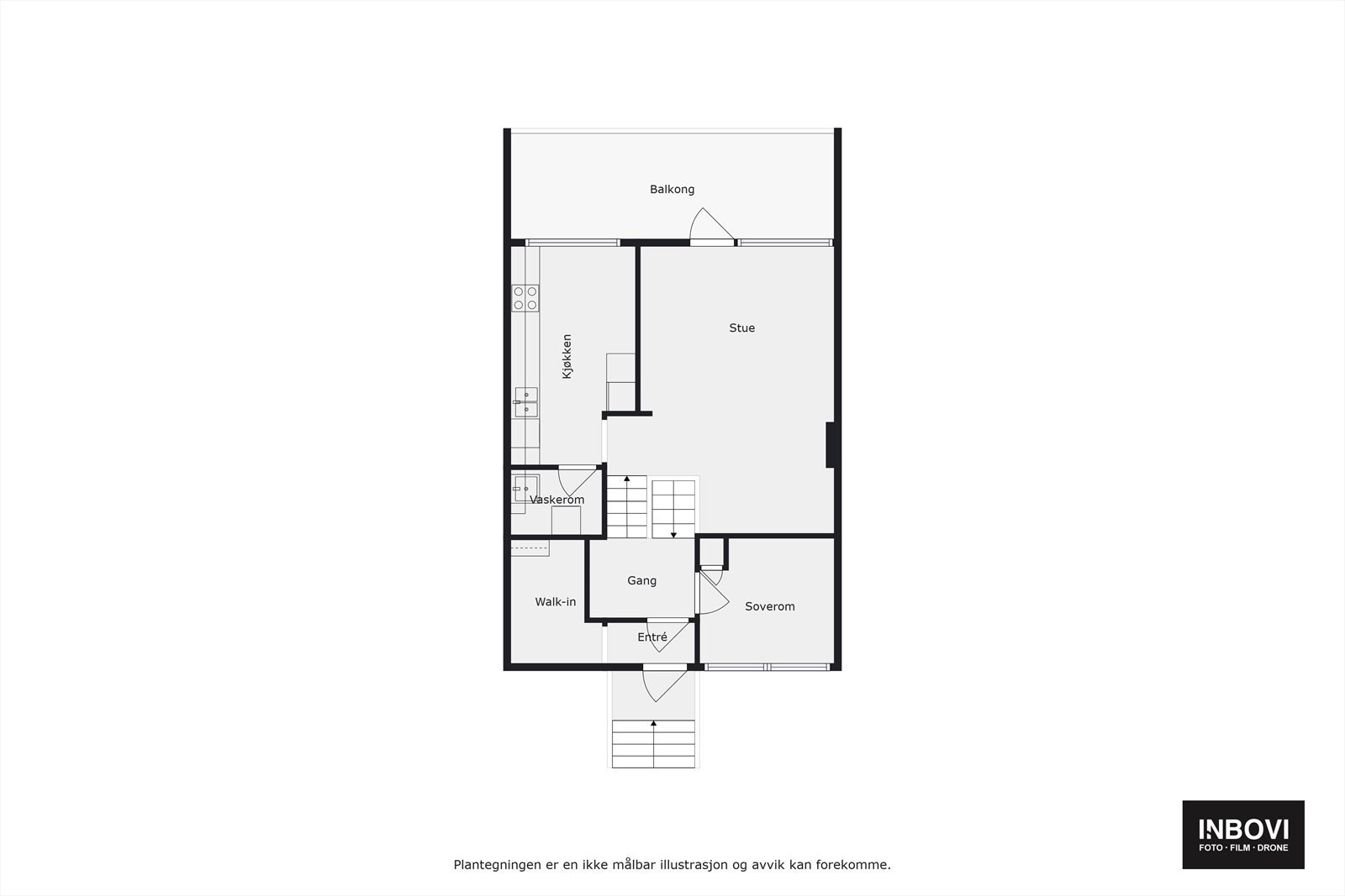 Plantegning | Hovedetasje | 2. og 3. plan Galleribilde