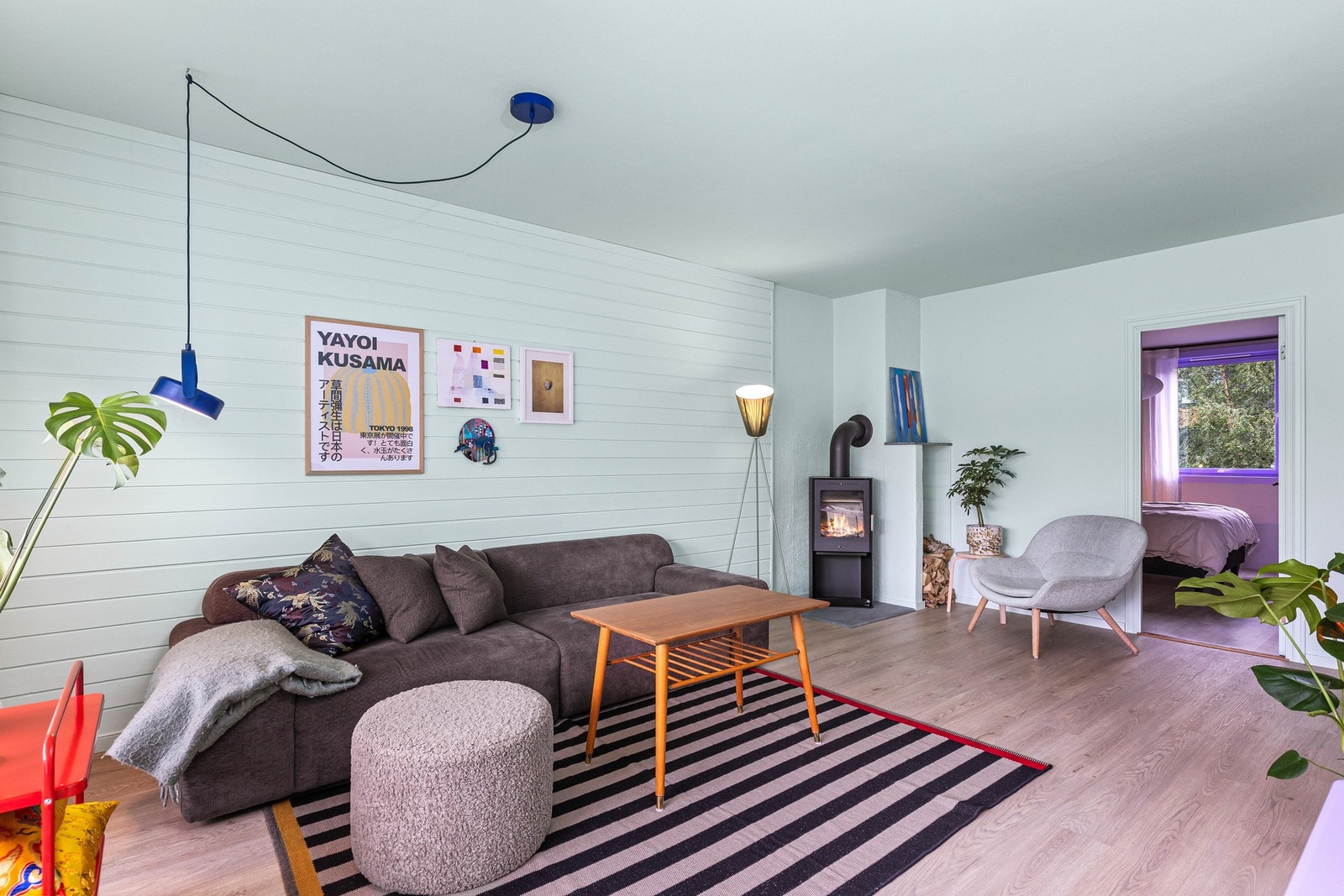 Hele leiligheten har en god planløsning med våtrom og soverom samlet ved entré, og to boder i forbindelse med vaskerom og kjøkken. Galleribilde