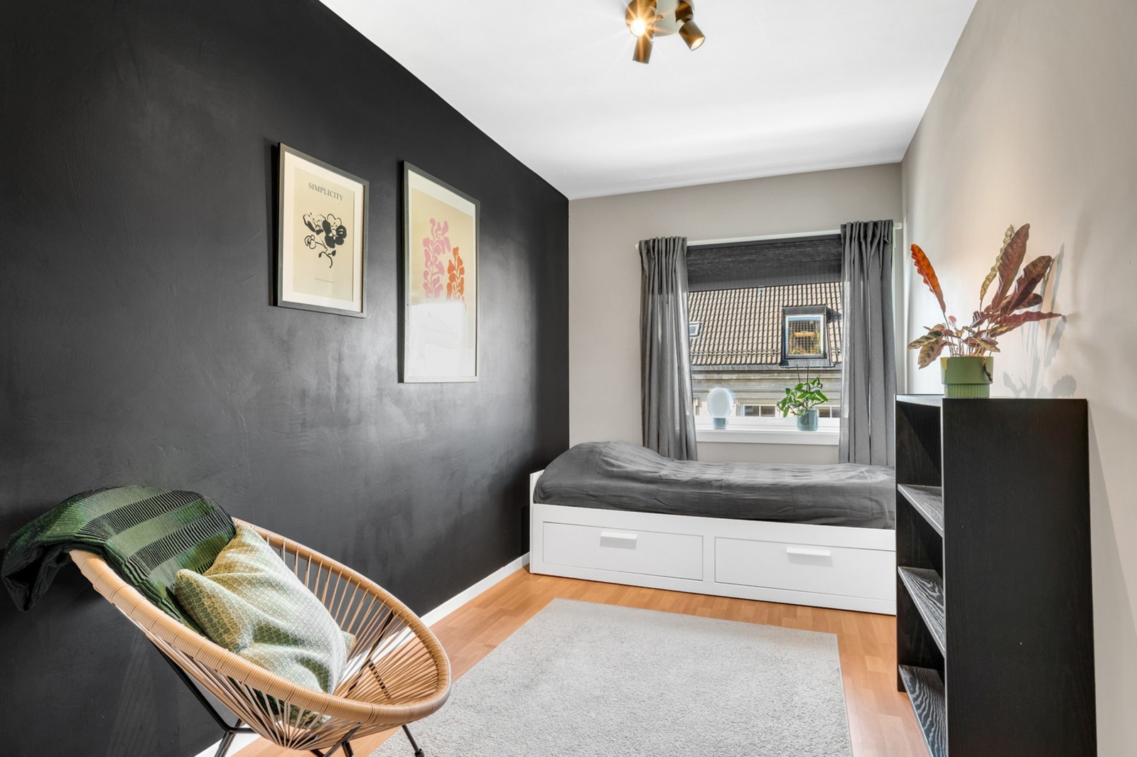 Soverom nr. 2 og 3 finner man rett til venstre fra inngangspartiet. Galleribilde