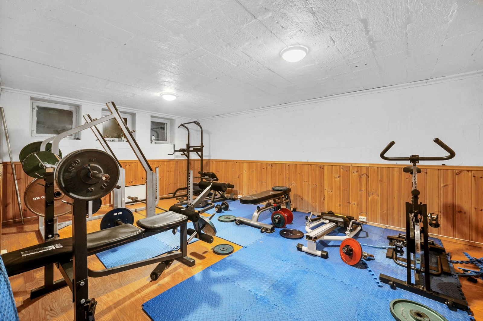 Det samme gjelder treningsrommet like ved siden av. Galleribilde