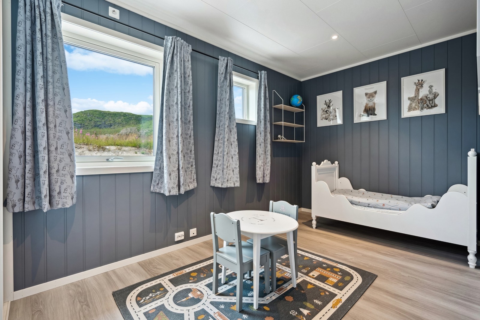 Soverom 3 er innredet som barnerom i dag. Galleribilde