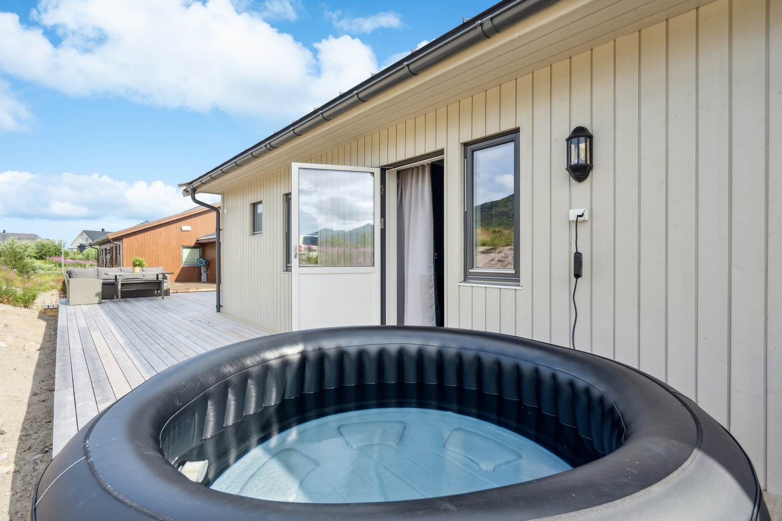 Det er også mulighet for jacuzzi her. Galleribilde