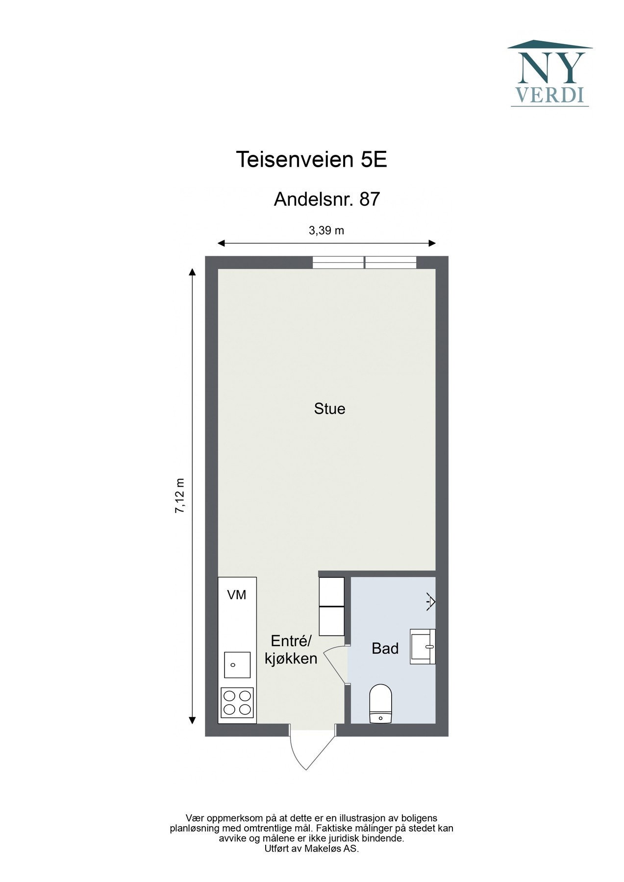 Planskisse Galleribilde