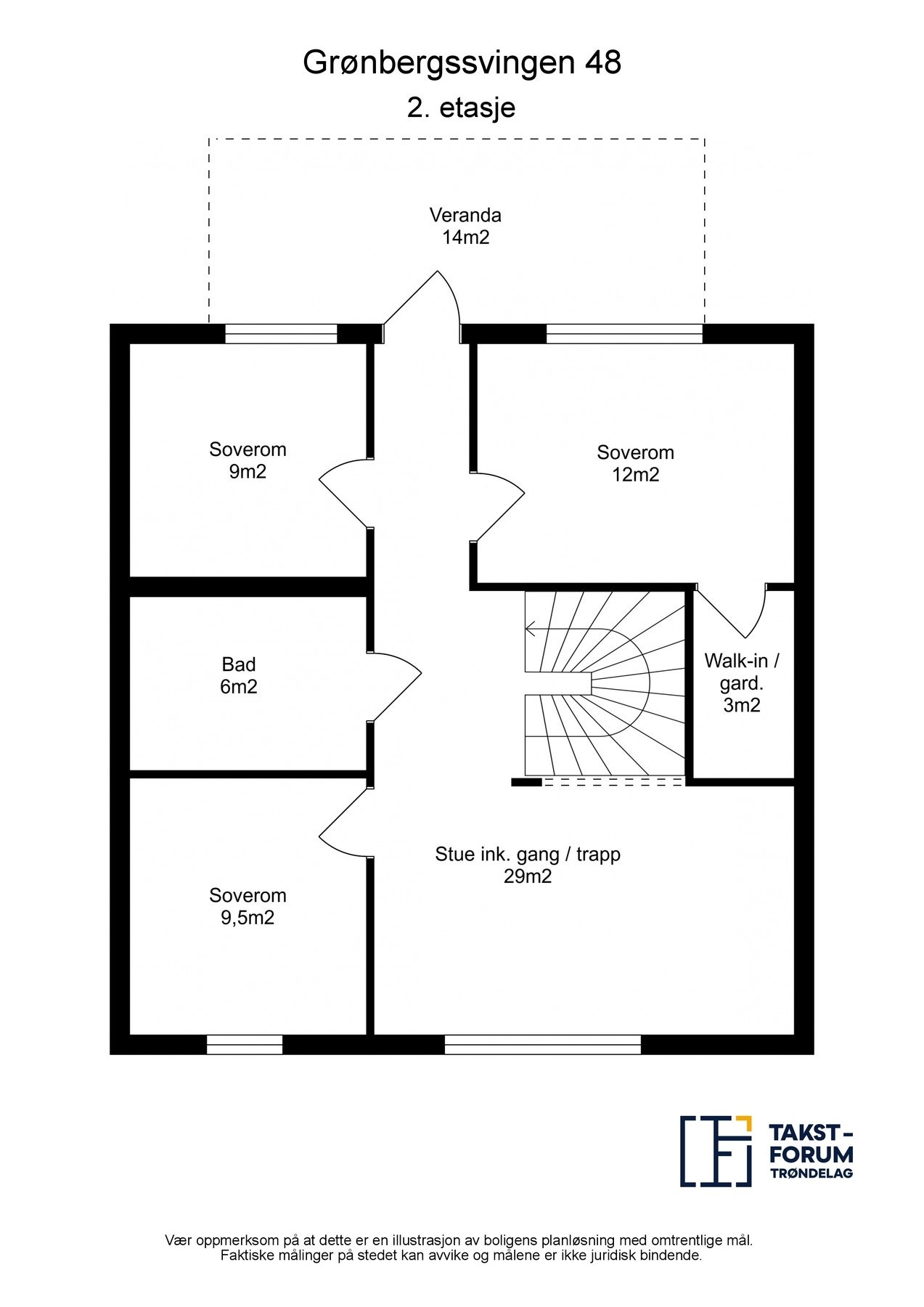 Plantegning 2.etasje. Galleribilde