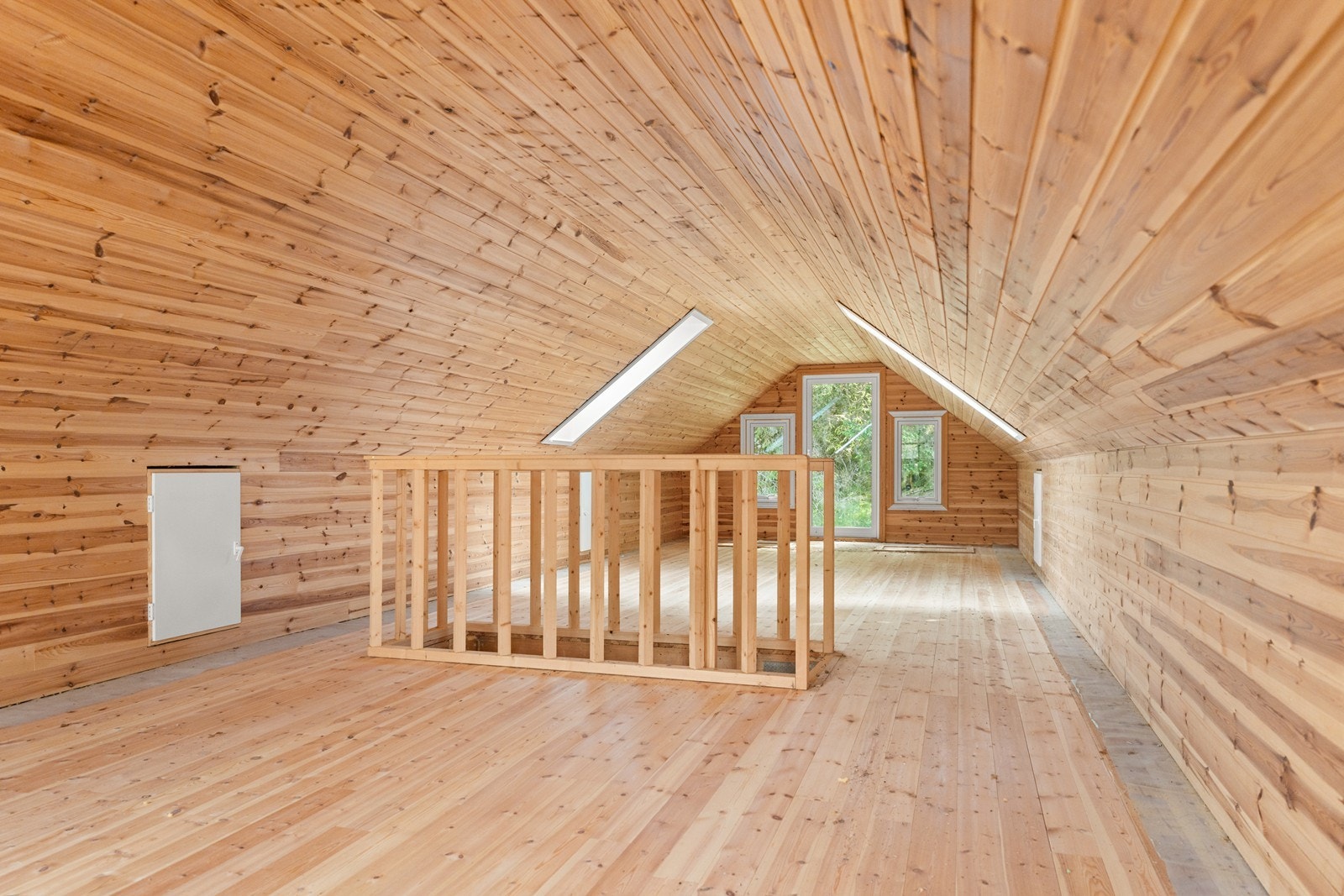 Loftet på redskapshuset. Galleribilde