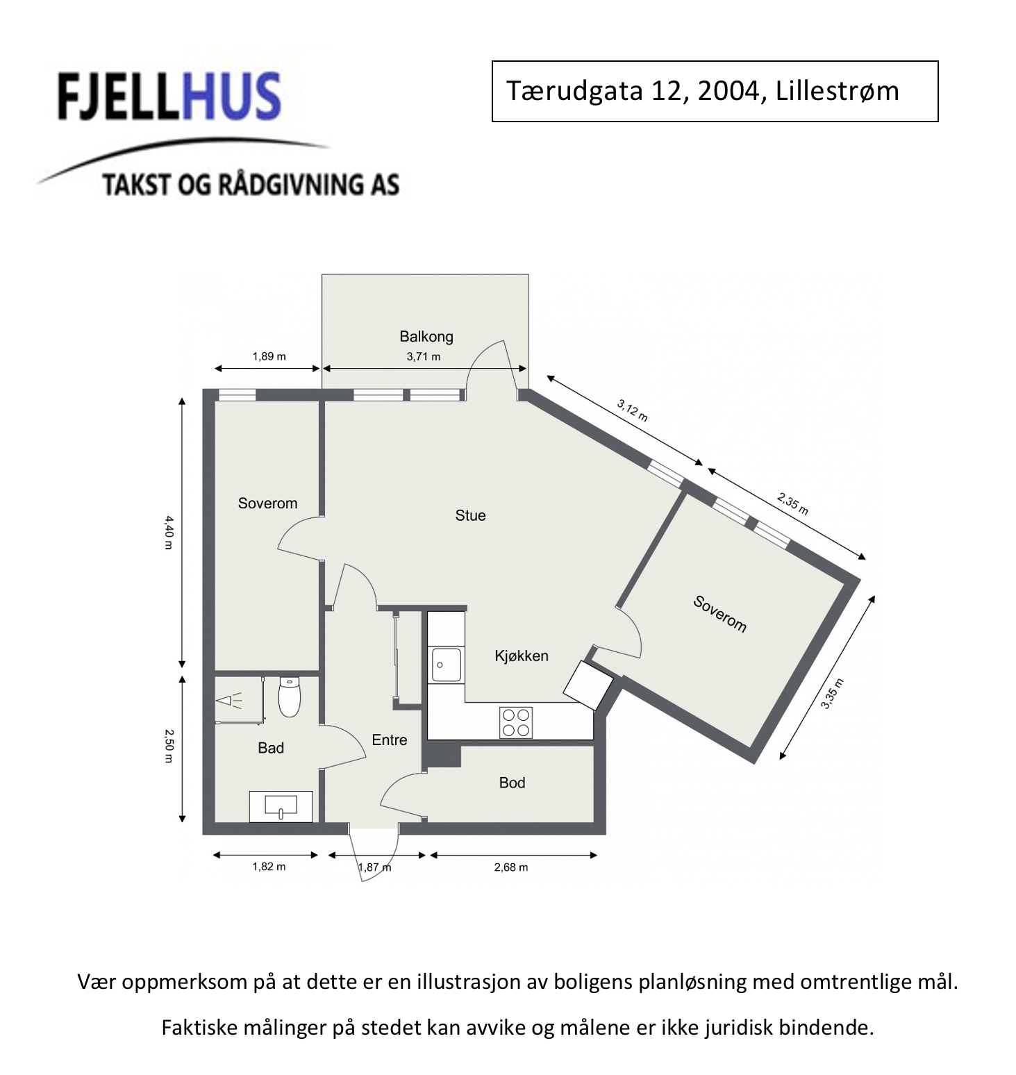 -Plantegning målbar- Galleribilde